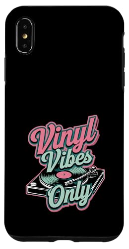 Hülle für iPhone XS Max Schallplattensammler Retro Musik Plattenspieler Liebhaber von Analog Music Enthusiast Vinyl Junkie Aesthetic