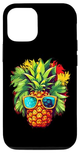 Hülle für iPhone 13 Ananas Frucht Cocktail Tropen Urlaub von Ananas Frucht Cocktail Tropen Urlaub