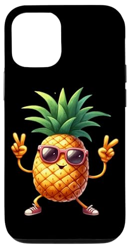 Hülle für iPhone 15 Pro Ananas Frucht Cocktail Tropen Urlaub von Ananas Frucht Cocktail Tropen Urlaub