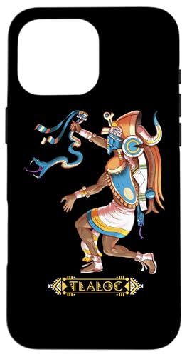 Hülle für iPhone 16 Pro Max Tlaloc Aztekische Mythologie Gott alte Maya Zivilisation von Ancient Aztec Mayan Mythology Clothing