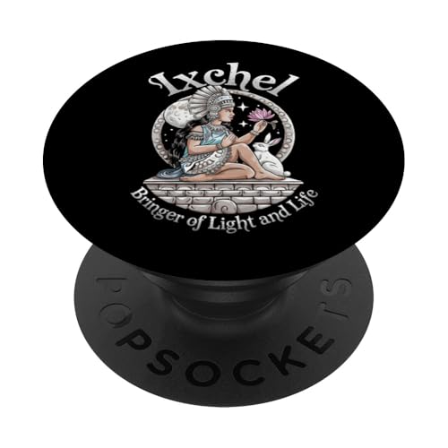 Maya-Göttin Ixchel Bringer von Licht und Leben PopSockets Klebender PopGrip von Ancient Inca Maya Aztec Boys Girls Men Women Tees