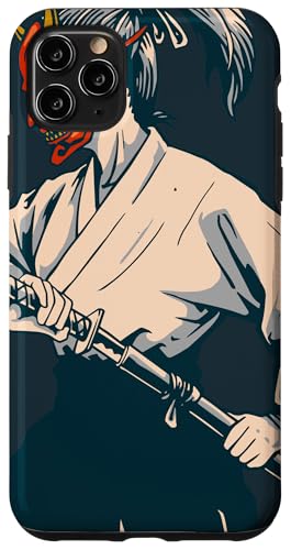 Hülle für iPhone 11 Pro Max Japanisches Geisha-Kunstwerk – Japanischer Retro-Samurai von Ancient Japanese Military Warrior Japan Artworks