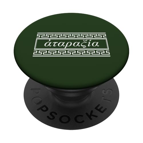 Ataraxia Equanimity Stoizism Altgriechische Philosophie PopSockets Klebender PopGrip von Ancient Philosophy