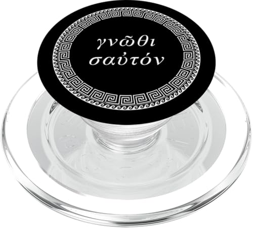 Gnothi Sauton Idiom Altgriechische Philosophie PopSockets PopGrip für MagSafe von Ancient Philosophy