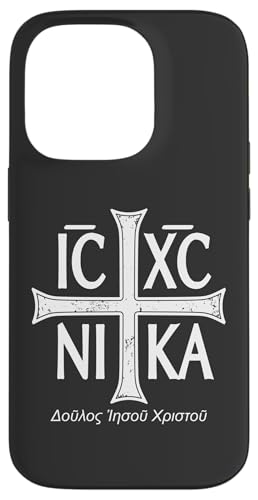 Hülle für iPhone 14 Pro Diener Jesus Christus IC XC NIKA Kreuz Christian Orthodox von Ancient Philosophy