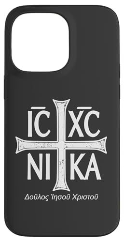 Hülle für iPhone 14 Pro Max Diener Jesus Christus IC XC NIKA Kreuz Christian Orthodox von Ancient Philosophy