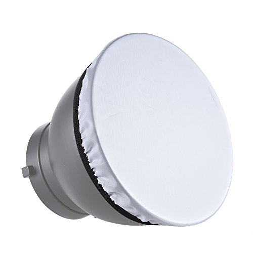 Andoer Fotografie Licht Weichen weißen Diffusor Tuch für 7" 180 mm Standard Studio Strobe Reflektor von Andoer