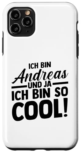 Hülle für iPhone 11 Pro Max Vorname Andreas von Andreas Geschenk