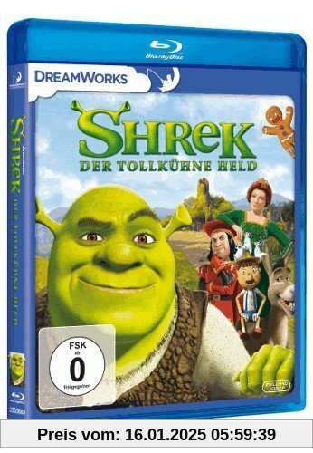 Shrek - Der tollkühne Held [Blu-ray] von Andrew Adamson