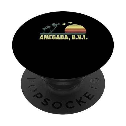 Anegada B.V.I Britische Jungferninseln Souvenir Urlaub PopSockets Klebender PopGrip von Anegada B.V.I British Virgin Islands Reminde