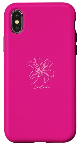 Hülle für iPhone X/XS Lilie Lilium II von AngeLi Merch