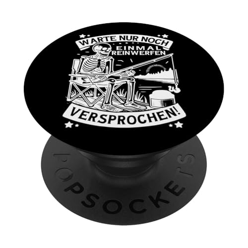 Angler Angelboot-Kajak lustige Sprüche Fliegenfischen Angeln PopSockets Klebender PopGrip von Angeln und Zubehör Geschenke Shirts