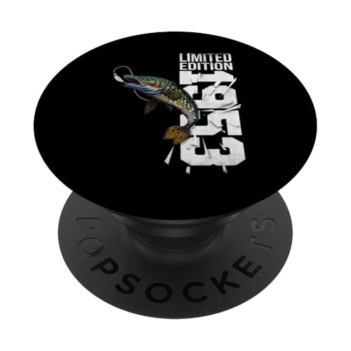 Angler Fisch Jahrgang 1953 geboren Geburtstag Zubehör Angeln PopSockets Klebender PopGrip von Angeln und Zubehör Geschenke Shirts