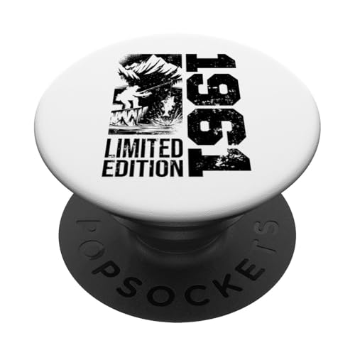 Angler Jahrgang 1961 geboren Geburtstag Zubehör Angeln PopSockets Klebender PopGrip von Angeln und Zubehör Geschenke Shirts