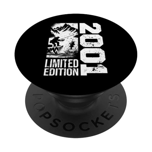 Angler Jahrgang 2001 geboren Geburtstag Zubehör Angeln PopSockets Klebender PopGrip von Angeln und Zubehör Geschenke Shirts