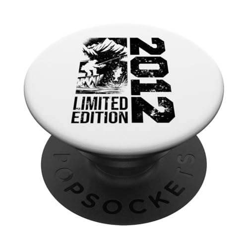 Angler Jahrgang 2012 geboren Geburtstag Zubehör Angeln PopSockets Klebender PopGrip von Angeln und Zubehör Geschenke Shirts