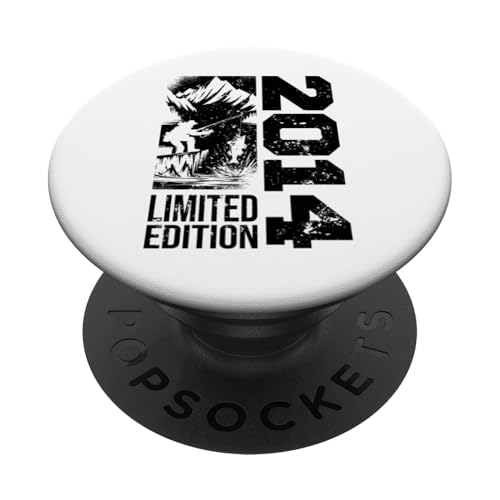 Angler Jahrgang 2014 geboren Geburtstag Zubehör Angeln PopSockets Klebender PopGrip von Angeln und Zubehör Geschenke Shirts