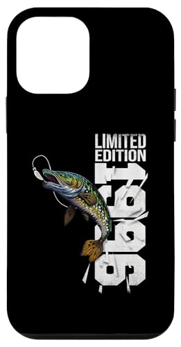 Hülle für iPhone 12 mini Angler Fisch Jahrgang 1996 geboren Geburtstag Zubehör Angeln von Angeln und Zubehör Geschenke Shirts