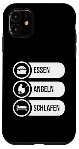 Hülle für iPhone 11 Angler Angeln von Angelrute Angler Fischen