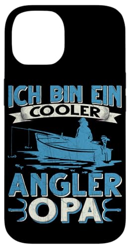 Hülle für iPhone 14 Ich bin ein cooler Angler Opa Fischen Angeln von Angler Angel Angeln Angelzubehör Fischer Ajeli