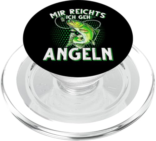 Mir Reichts Ich Geh Angeln Fischen Angler PopSockets PopGrip für MagSafe von Angler Angel Angeln Angelzubehör Fischer Ajeli