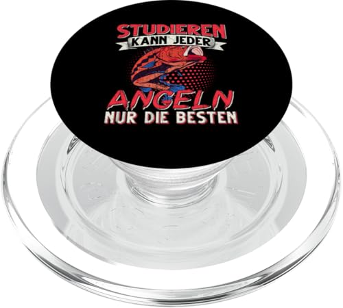 Studieren Kann Jeder Angeln nur die Besten Fischen Angler PopSockets PopGrip für MagSafe von Angler Angel Angeln Angelzubehör Fischer Ajeli