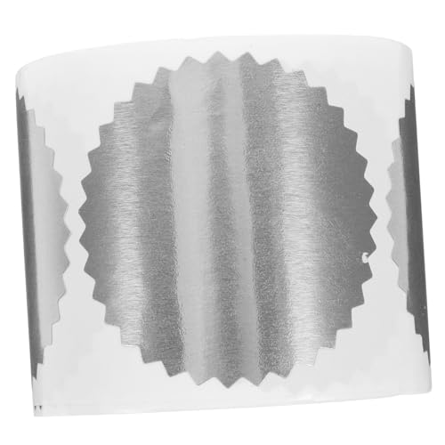 Angoily 1 Rolle Leere Medaillenaufkleber Mini Für Siegel Aufkleber Aufkleber-etiketten Brief Stempel Belohnungsaufkleber Hochzeit Und Kleine Aufkleber Versiegelung Größe Silver Papier Angoily 1 Rolle Leere Medaillenaufkleber Mini Für Siegel Aufkleber Aufkleber-etiketten Brief Stempel Belohnungsaufkleber Hochzeit Und Kleine Aufkleber Versiegelung Größe Silver Papier von Angoily