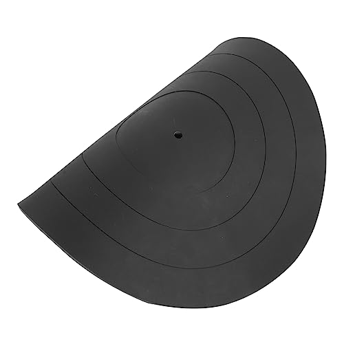 Angoily 1 Stück Silikon Plattentellerauflage Für Schallplattenspieler Praktische Schutzmatte Zur Schallplatten Aufbewahrung rutschfest Und Vibrationsdämpfend Ideal Für Vinyl Liebhaber von Angoily