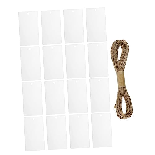 Angoily 16 Stück Hängeetiketten Aus Acryl Für Körbe Schlüssel Etiketten Für Aufbewahrungsboxen Korbetikettenhalter Korb-tags Stichworte Hängend Schild Etiketten Für Lagerbehälter Weiß Angoily 16 Stück Hängeetiketten Aus Acryl Für Körbe Schlüssel Etiketten Für Aufbewahrungsboxen Korbetikettenhalter Korb-tags Stichworte Hängend Schild Etiketten Für Lagerbehälter Weiß von Angoily