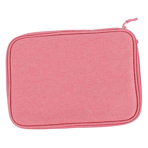 Angoily 1stk Aufbewahrungstasche USB-Kabel wasserdichte Tasche Behälter Für Kleinigkeiten Tasche Für Datenkabel Reisezeitraum Reisebehälter Rosa Wasserdichter Neuer Jacquard-Stoff von Angoily