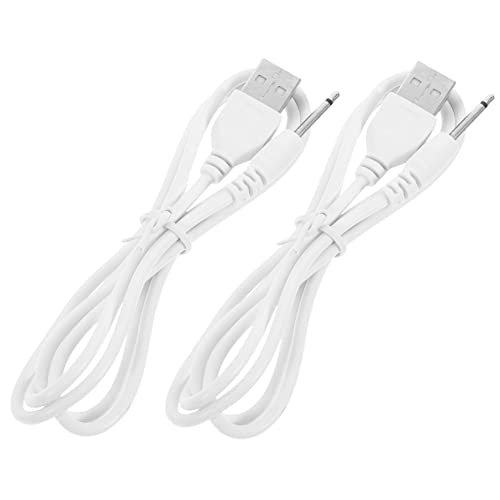 Angoily 2st Dc-ladekabel USB-c-datenkabel Ladegerät-Adapter USB c Ladekabel USB Zu USB c USB-c-auf-USB-Kabel USB-c Auf Kabel Ladekabel Typ c USB-c-Kabel Doppelt USB-c-ladegerät Kupfer Weiß von Angoily