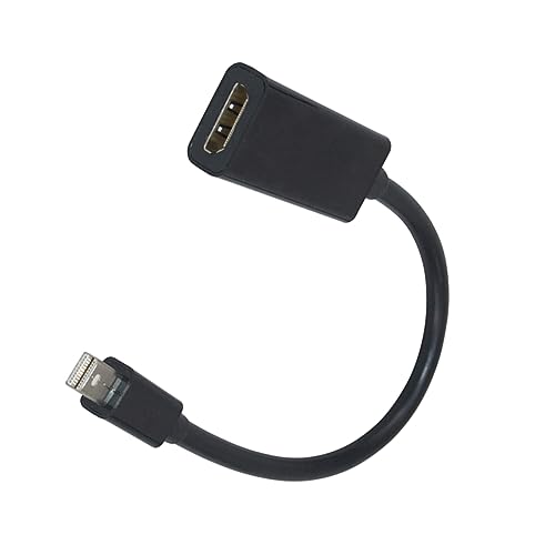 Angoily Mini DisplayPort Zu Kabel 23cm Full 1080p Für Laptop Monitor Und Projektor Hochwertiges Flexibles Verbindungskabel Für Optimale Bildqualität von Angoily