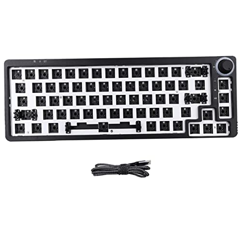 Angoily RGB Programmierbares DIY Kit Für Kabelgebundene Mechanische Tastatur Mit Gehäuseplatte Individualisierte Tastaturhülle Für Gaming Und Büro von Angoily