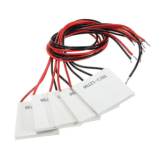 Angoily TEC1 12706 Thermoelektrischer Kühler 40mm x 40mm x 12V 6A Peltier Kühlsystem Für Kühlanwendungen Und Temperaturregulierung von Angoily