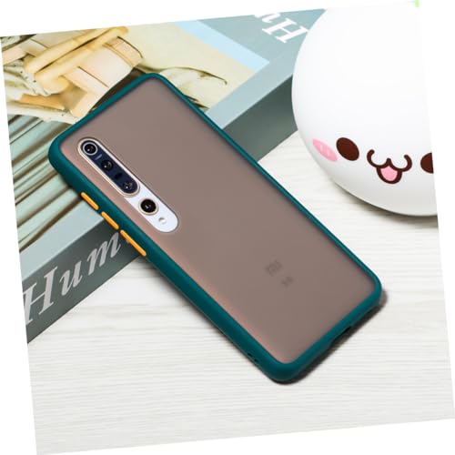 Angoily Telefonhülle Handytasche schützende Handyhülle Anti-Fall-Telefonabdeckung Hülle für mi 10 pro Handy mattierte Handyhülle mi 10 pro handyhülle Schutzhülle für mi 10 pro Green von Angoily