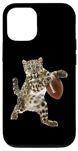 Hülle für iPhone 12/12 Pro Snow Leopard American Football von Animal American Football Design