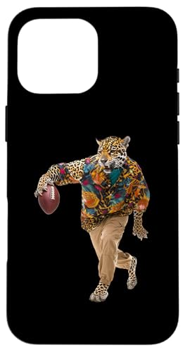 Hülle für iPhone 16 Pro Max Jaguar American Football von Animal American Football Design