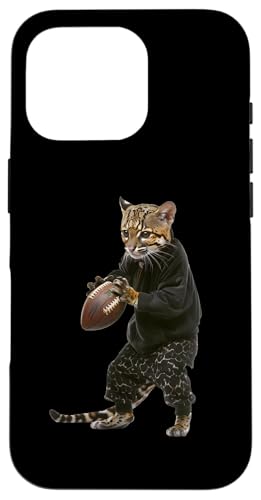 Hülle für iPhone 16 Pro Ocelot American Football von Animal American Football Design