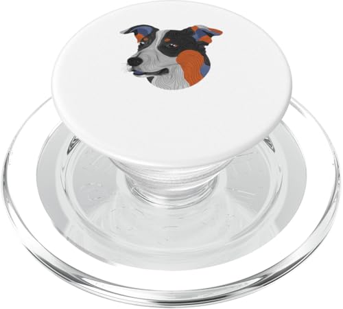 Abstract Art Hund Hunde Welpe PopSockets PopGrip für MagSafe von Animal Dog Lover Gifts