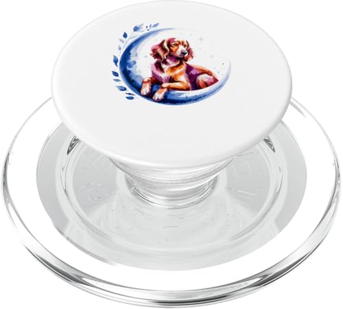 Crescent Moon Irish Setter PopSockets PopGrip für MagSafe Crescent Moon Irish Setter PopSockets PopGrip für MagSafe von Animal Dog Lover Gifts