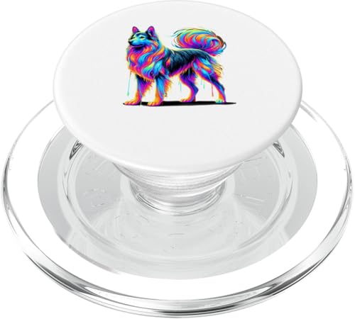 Dripping Paint Art Hund Welpe Hunde Welpen PopSockets PopGrip für MagSafe Dripping Paint Art Hund Welpe Hunde Welpen PopSockets PopGrip für MagSafe von Animal Dog Lover Gifts
