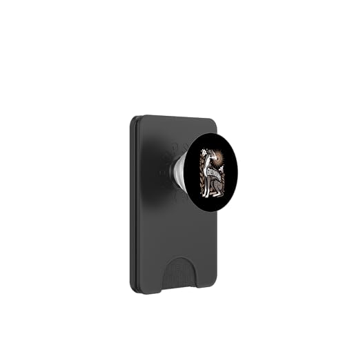 Floral Whimsical Greyhound English Sighthound PopSockets PopWallet für MagSafe Floral Whimsical Greyhound English Sighthound PopSockets PopWallet für MagSafe von Animal Dog Lover Gifts
