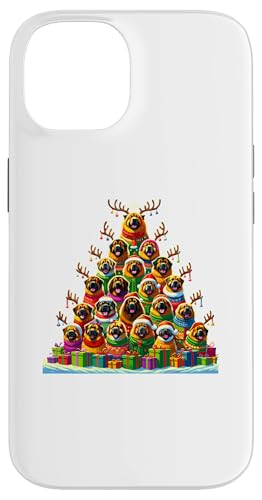 Hülle für iPhone 14 Christmas Tree Tibetan Mastiff von Animal Dog Lover Gifts