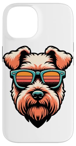 Hülle für iPhone 14 Retro Sonnenbrille Lakeland Terrier Terriers Lakie von Animal Dog Lover Gifts