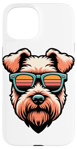 Hülle für iPhone 15 Retro Sonnenbrille Lakeland Terrier Terriers Lakie von Animal Dog Lover Gifts