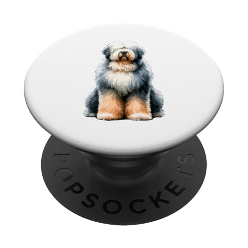 Old English Sheepdog PopSockets Klebender PopGrip von Animal Dog Lover Gifts