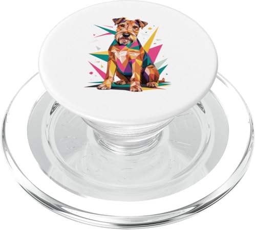 Polygonal Abstract Art Irish Terrier PopSockets PopGrip für MagSafe Polygonal Abstract Art Irish Terrier PopSockets PopGrip für MagSafe von Animal Dog Lover Gifts