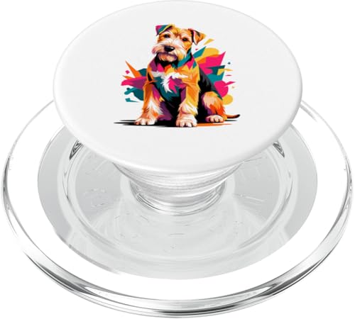 Polygonal Abstract Art Lakeland Terrier Terriers Lakie PopSockets PopGrip für MagSafe Polygonal Abstract Art Lakeland Terrier Terriers Lakie PopSockets PopGrip für MagSafe von Animal Dog Lover Gifts