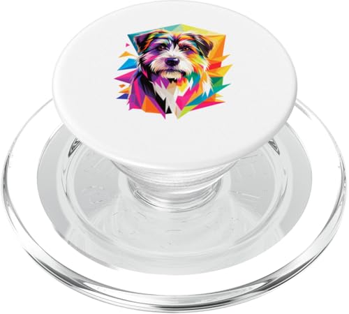 Polygonal Abstract Art Pyrenean Shepherd PopSockets PopGrip für MagSafe Polygonal Abstract Art Pyrenean Shepherd PopSockets PopGrip für MagSafe von Animal Dog Lover Gifts