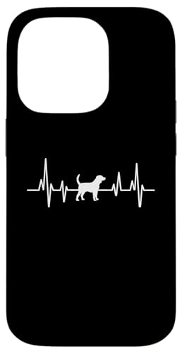 Hülle für iPhone 14 Pro Herzschlag EKG Beagle Hund Beagles Hunde von Animal Pet Beagles Beagle Dog Lover Gifts